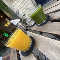 Jugos   at Alguito Vegano in Mexico City