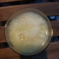 Agua del día coco y piña (con refill) at Alguito Vegano in Mexico City