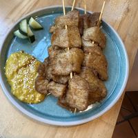 Satay Skewers   at September Vegan Food in Wellington