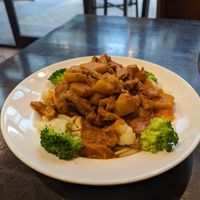 Curry noodles at September Vegan Food in Wellington