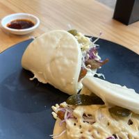 Chicken bao  at September Vegan Food in Wellington