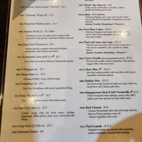 Menu 2 - May 24 at September Vegan Food in Wellington