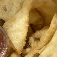 Deep fried crispy wontons   at September Vegan Food in Wellington