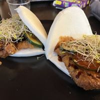 Duck bao bun  at September Vegan Food in Wellington