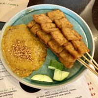 Satay Chicken  at September Vegan Food in Wellington