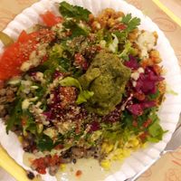 I made a messy salad  at Rulo Ezberbozan Lezzetler in Istanbul