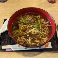 Wild vegetable Soba at Bonbon - 梵梵 in Kyoto