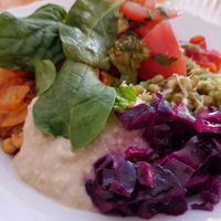 Lots of veggies at Seyhmus in Stockholm