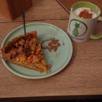 Apple cake with winter seasoning at Katzentempel - München in Munich