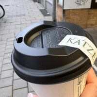 Katzen labels on cups.😄 at Katzentempel - München in Munich