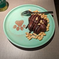 "don't call it snickers" dessert. Pretty small, but nice at Katzentempel - München in Munich