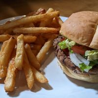 Veggie Black Beans Burger at Big Tide Brewing Co in Saint John