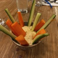 Free hummus and crudites for kids at The White Bear in Warlingham