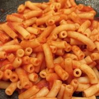 Tomato pasta - kids' meal on request at The White Bear in Warlingham