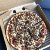 Eggplant pizza 🍕   at Pizza Planet in Cheltenham