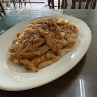 Stir fried flat noodles with tofu and peanuts  at Quan Chay Sáu Thu in Da Nang