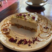 Vegan amazing carrot cheese cake  at Soul Bistro in Varkala
