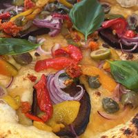 Pizza Calabria (vegan)   at Pizzium in Bolzano