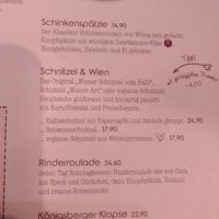 Menu 2 at Wilma Wunder in Hannover