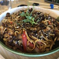Mushroom yakisoba   at Home Sushi in Viseu