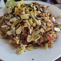 Arroz al Oriental con tofu at Cafeteria Veggie Carimbó in Playa Zipolite