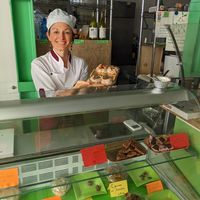 A few samples (we arrived late in day). Everything made with love. Some ingredients direct from the owners organic garden  Wonderful! 👍❤️🥳 at La Vegana in Ferrara