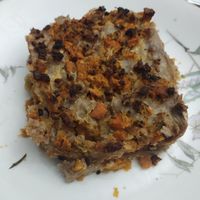 Gluten free lasagna at La Vegana in Ferrara