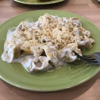 Tortellini alla panna! at La Vegana in Ferrara