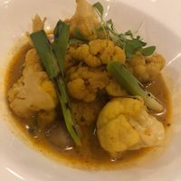 Cauliflower curry. £21.50 😬  at 21 in Newcastle Upon Tyne