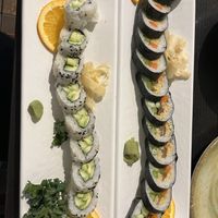 Avo/cucumber and veggies rolls   at Pacific Rim in Merritt Island