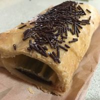 Chocolate cannoli at Santoni - When food is the solution in Barcelona