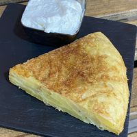 Tortilla natural  at Santoni - When food is the solution in Barcelona