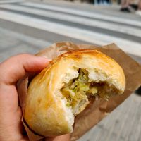 Empanada with tofu and mushrooms at Santoni - When food is the solution in Barcelona