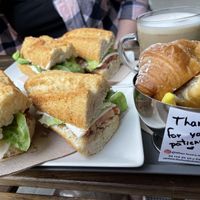 Tuna and cheese alternative and smoothies  at Santoni - When food is the solution in Barcelona