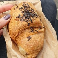 Chocolate Croissant at Santoni - When food is the solution in Barcelona
