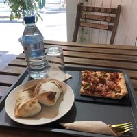 Some of the baked items available   at Santoni - When food is the solution in Barcelona