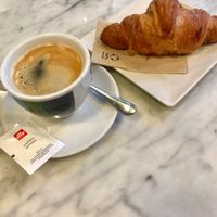Vegan croissant!!  at Santoni - When food is the solution in Barcelona