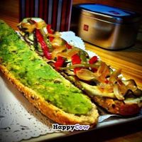 Avocado and vegetables sandwich
	
 at Santoni - When food is the solution in Barcelona