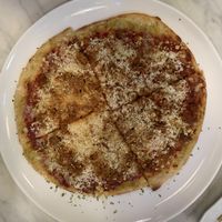 Vegan pizza at Santoni - When food is the solution in Barcelona