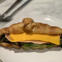 Croissant sandwich- kids liked it! at Santoni - When food is the solution in Barcelona