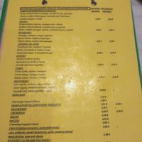Menu at Santoni - When food is the solution in Barcelona