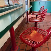 both counter seating and table seating available  at The Dog House in Bodega Bay