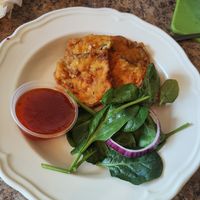 Chilli fried aubergines 🍆🌶️ at Delhi 6 Lounge in South Shields