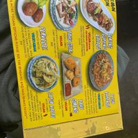 Vegan page on the menu (other options can be made vegan)  at Dale La Pau in Camberwell