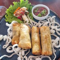 Vegetable spring rolls at CocoBee's in North Haven
