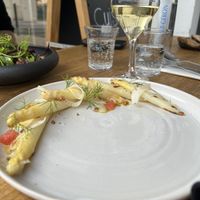 Beautiful asparaguss  at Etika in Bidart