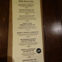 2024 Veganuary menu at L'Osteria in Saarbrucken