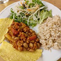 Vegan chili at Da Marco al Cerbaro in Schio