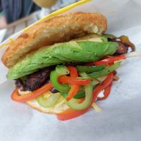Vegan arepa at Taste of Home in Nijmegen