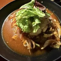 Vegetable mofongo with a great assortment of vegetables  at El Plaza Vieques in Vieques
